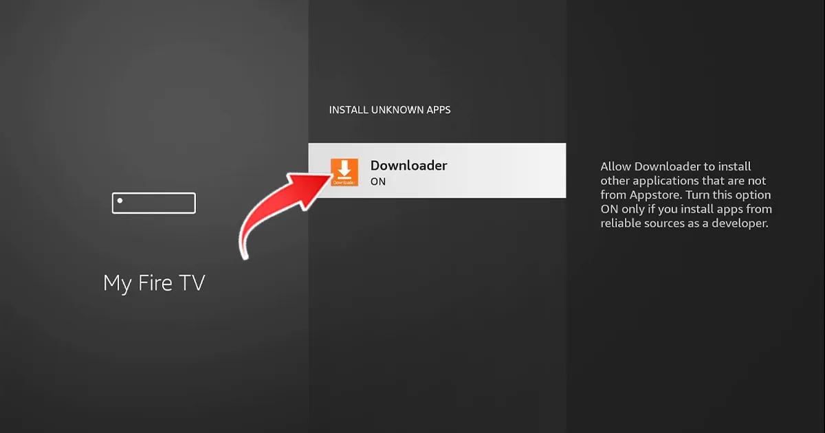 Downloader → ON