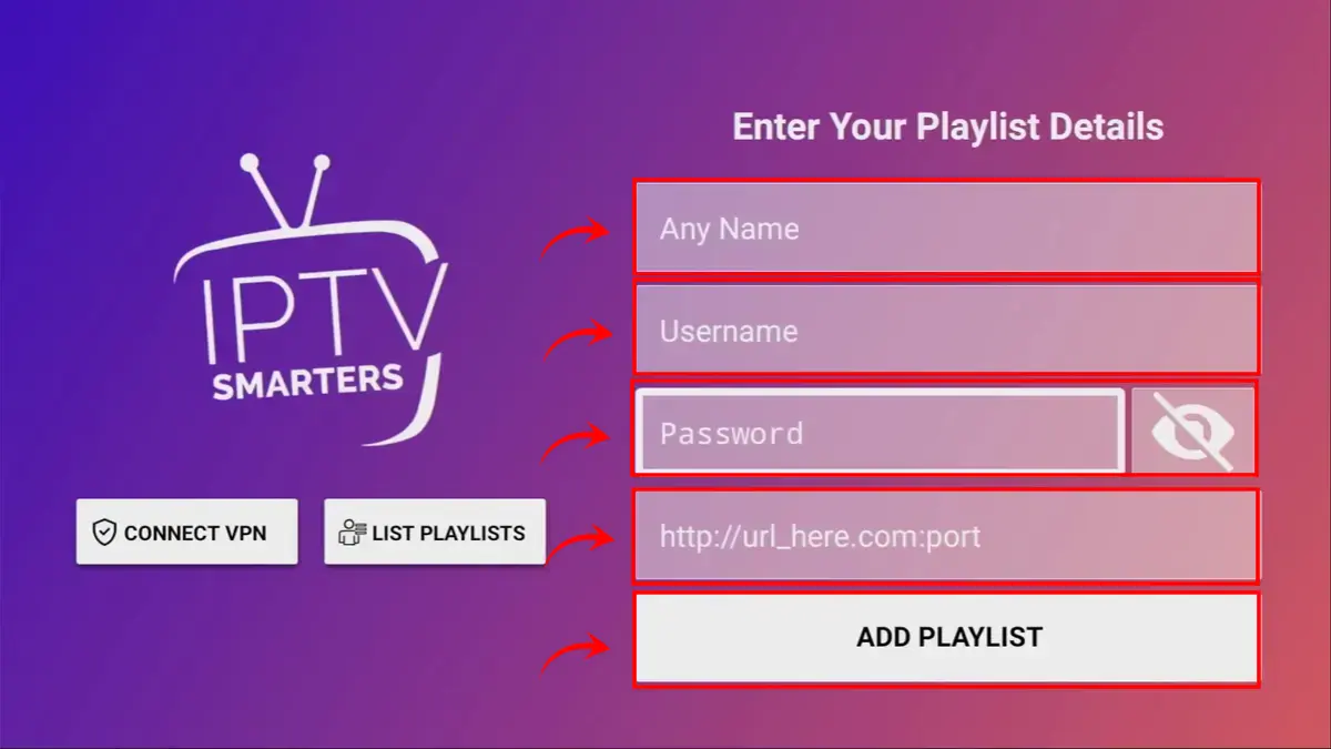 Login with Xtream Codes API