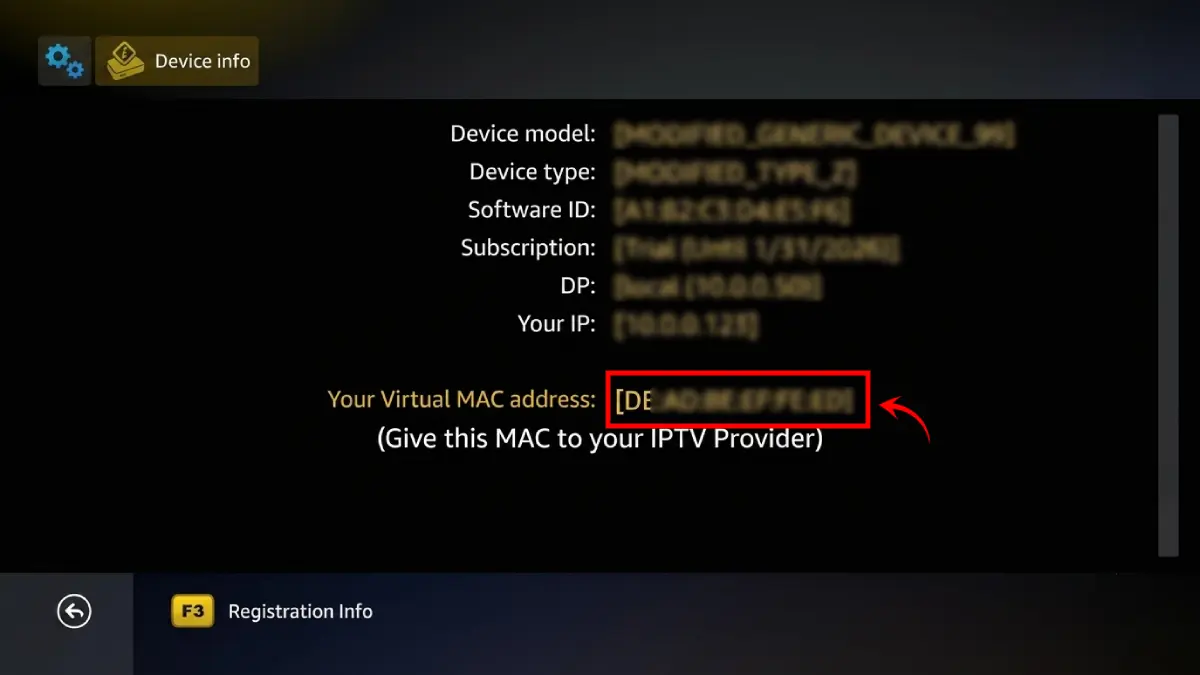 Device info
