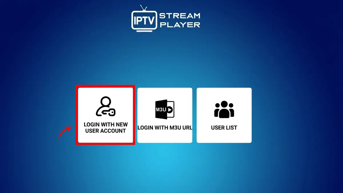 Login With New User Account